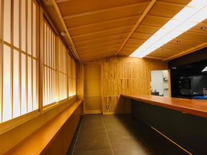 料理屋まえかわ　新装工事